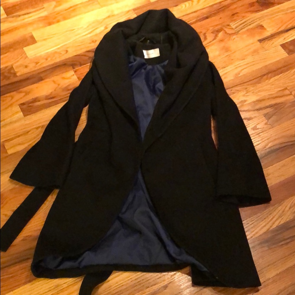 TAHARI HOODED DRESS COAT